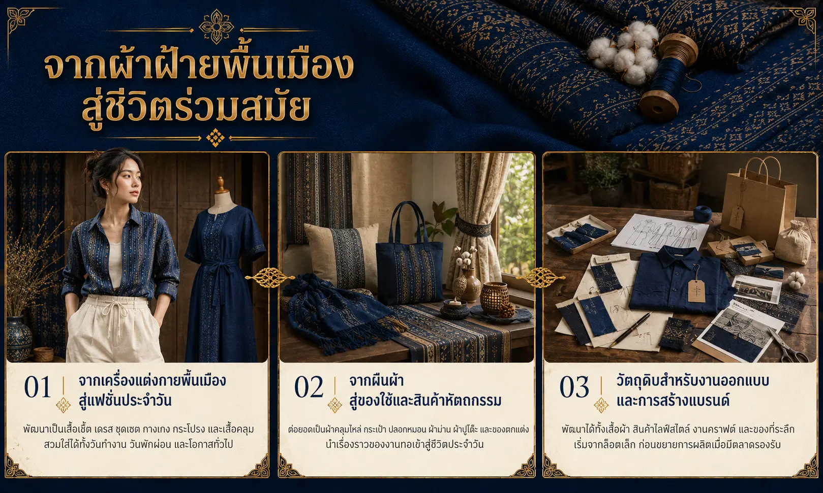 ผ้าทอพื้นเมืองภาคเหนือ